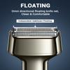 Haosens Electric Foil Shavers for Men, Cordless Rechargeable Men's Electric Razor Shaver - Type-C Fast Charging, Wet & Dry Use with Power Display, Travel Lock view 3