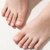 GLAMERMAID Press on Toenails,Nude Pink and Black White Toenails Press ons,48 Pcs 2 Sets UV Glossy Glue on Toenails for Women Girls,Reusable Acrylic Stick on Toenails for Spring Summer view 4