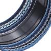 VOCOSTE Wide Headband for Women's Hair - Non-slip, Extra Wide Bohemia Style, Thick With Teeth, Blue Hair Accessory for Large Heads view 4