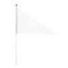 BILIKEYU Versatile Set Of 20 Orange Triangle Flags For Garden Marking Dog Training And Events With A Variety Of Functional Flags Home Decor (White, One Size) view 1