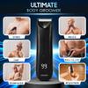 COCOSY Body Hair Trimmer for Men - Ball Trimmer, Ceramic Blade, Waterproof Electric Groin Hair Trimmer with Standing Recharge Dock & Travel Pouch, Male Hygiene Razor view 2