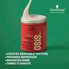 OSiS+ Thrill Fibre Gum, 2.8 oz (2 Pack) - Medium Hold Flexible Style Control  Bendable and Moldable Texturizing  Mega-Fibers and Natural Carnauba Wax for Long-Lasting Separation and Shine view 2