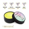 BRAWNA Pro PMU Mapping Kit for Eyebrows and Lips, 1 Contour Yellow Mapping Paste, 1 White Mapping String, 1 Angled Eyebrow Brush view 3