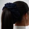 Femple Modest Scrunchies | Womens Hair Volume Scrunchie | Suitable For All Hair Types Hair Accessories (Navy) view 3