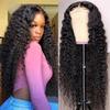 13X4 13X6 Deep Wave Transparent Lace Frontal Human Hair Wigs Brazilian Human Remy Curly Hair For Black Women Deep Wave view 1