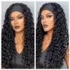 13X4 13X6 Deep Wave Transparent Lace Frontal Human Hair Wigs Brazilian Human Remy Curly Hair For Black Women Deep Wave view 3