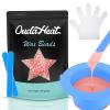 2lb Hard Wax Beads, Stripless Wax Bead for Sensitive Skin, Professional Brazilian Waxing Beads, Bikini, Body, Face, Legs, Back, Chest, Coarse Hair Removal, At-Home Salon, 1 Silicone Pot and 5 Sticks view 1