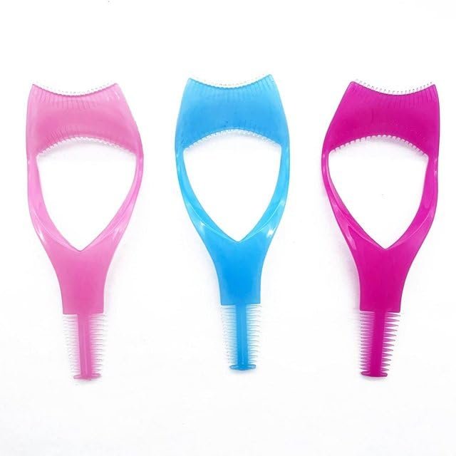 3Pcs Mascara Shield, 3 in 1 Mascara Shield Applicator Guard, Multifunction Mascara Guard Tools, Upper Lower Mascara Lash Guard, Eye Lash Makeup Auxiliary Guard Tool Beauty and Personal Care
