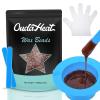 2.4 lb Hard Wax Beads Bulk, Professional Rosin-Free Brazilian Waxing Bead, Hypoallergenic Hair Removal Wax Bead for Sensitive Skin, Body, Bikini, Legs, Wax Beans Refill, 1 Silicone Pot and 5 Sticks view 1