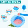 2.4 lb Hard Wax Beads Bulk, Professional Rosin-Free Brazilian Waxing Bead, Hypoallergenic Hair Removal Wax Bead for Sensitive Skin, Body, Bikini, Legs, Wax Beans Refill, 1 Silicone Pot and 5 Sticks view 2