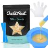 2.4 lb Hard Wax Beads Bulk, Professional Rosin-Free Brazilian Waxing Bead, Hypoallergenic Hair Removal Wax Bead for Sensitive Skin, Body, Bikini, Legs, Wax Beans Refill, 1 Silicone Pot and 5 Sticks view 1