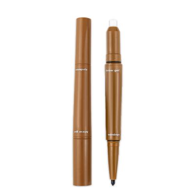 2-in-1 Eyebrow Pen & Brow Freeze Gel: Sketch, Define & Set - Waterproof, Smudge-Proof, Long-Lasting Definition, Eyebrow Crayon Pomade + Clear Eyebrow Wax Pencil, Brow Lift for Natural Look-Black
