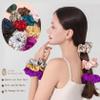 100% Pure Mulberry Silk Scrunchies - 16 Momme Silk Hair Ties for Women with Curly, Thick or Thin Hair, Perfect for Sleep (1, 08 Purple) view 4