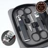 12 in 1 Mens Manicure Set in PU Leather Case, Stocking Stuffers for Adults, Birthday, Christmas Gift, Nail Grooming Kit for Men, Husband, Dad, Boyfriend (Black) view 3
