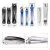 Ingrown Toenail Nail Scissors Set, Stainless Steel Large Nail Clippers, Single Bevel Anti-Splash Nail Scissors, Nail Manicure Tools (Color : Gray S) view 3