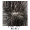 Full Lace Mens Toupee Human Hair Systems Man's Hairpieces French Lace Male Hair Repalcement Hair Pieces For Man (#230 Darkest Brown Mixed 30% Grey, 8"x10"-100% Light to Medium Light Density) view 4