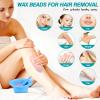 3lb Bulk Hard Wax Beads, Professional Waxing Bead for Brazilian, Bikini, Body, Face, Legs, Coarse Hair Hair Removal, Stripless Wax beans, Salons Supplier Wax Bead Refill, 1 Silicone Pot and 5 Sticks view 4