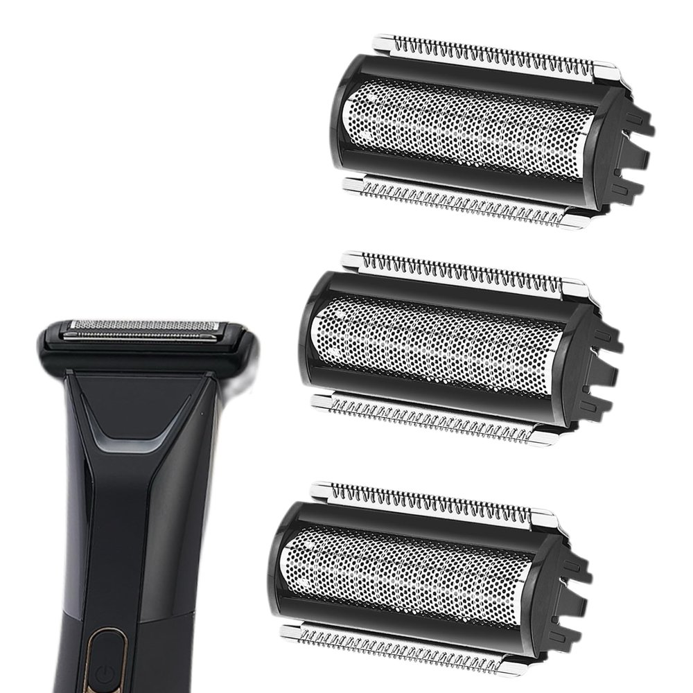 3 Pack Replacement Foil Blade Compatible with MANSCAPED The Lawn Mower Electric 5.0 Ultra Hair Trimmer,Replacement Clipper Blades Groin Hair Foil Shaver Head for Close Body Hair Grooming
