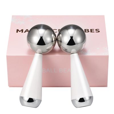 Cryo Sticks for Face - Facial Skin Care Tools for Women Face Eyes, Ice Globes-Cooling Massage Tools, Ice Globes for Face - 360 Rotating Unbreakable Stainless Steel Cooling Face Globes