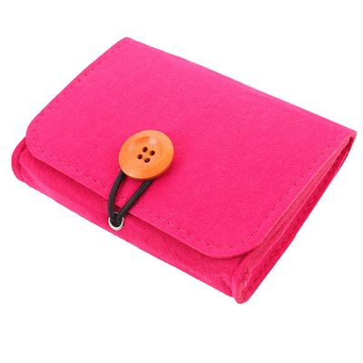 Beavorty Storage Pouch Portable Organizer for Bottles Compact Felt Bag for Home Office and Travel Use Material Elegant Design