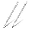 Andibro Cuticle Pusher Tool,2Pcs Stainless Steel Cuticle Remover Nail Cleaner Gel Fingernails Dead Skin Polish Peeler for Professional Manicure Pedicure Nail Art Care view 1