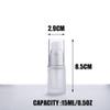 3PCS 15ml/0.5oz Empty Frosted Glass Lotion Pump Bottle Refillable Cosmetic Travel Toiletries Container Dispenser Vials Pot Jars for Cream Foundation Emulsion Essencial Oil view 2