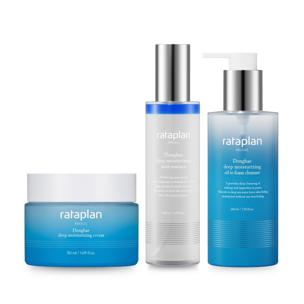rataplan Donghae Deep Moisturizing Cream, Mist, Cleanser Set