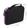 63 Slots Essential Oil Storage Bag, Portable Essential Oils Carrying Case, Essential Oil Box for Home, Traveling(Purple) view 3