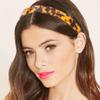 Fdesigner Parcelona French Headbands Wide Tortoise Shell Hair Bands Brown Celluloid Head Band Women Hair Accessories view 3