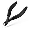 BEZOX Toe Nail Clippers for Thick Toenails for Seniors  Raised Cutting Edge Ingrown Toenail Clippers, Ergonomic Design Toenail Scissors for Thick Nails, Podiatrist Recommended - Black view 1