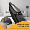 BEZOX Toe Nail Clippers for Thick Toenails for Seniors  Raised Cutting Edge Ingrown Toenail Clippers, Ergonomic Design Toenail Scissors for Thick Nails, Podiatrist Recommended - Black view 3