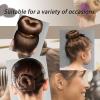12 Pcs Hair mesh for updos Hair Bun Maker Donut, Large Hair Donuts for Buns Ring Style Ballet Hair Bun Hair Accessories Bulk Sock Bun,hair buns view 4