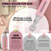 Derma roller with Reservoir for Lips, Skin, Hair, Wrinkles, Stretch Marks, Hyperpigmentation INSTANT SERUM APPLICATION, 105 Titanium Needles 0.25 mm view 2