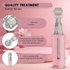 Derma roller with Reservoir for Lips, Skin, Hair, Wrinkles, Stretch Marks, Hyperpigmentation INSTANT SERUM APPLICATION, 105 Titanium Needles 0.25 mm view 4