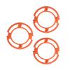 3PCS Orange Blade Retaining Rings for Series 7000 9000 RQ12 Model Shaver Head Blade Holder Plate view 3