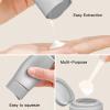 Suteng Travel Bottles for Toiletries, 5 Pack Travel Size Containers, TSA Approved Leak Proof - Silicone Toiletry Containers with Clear Bag for Shampoo, Conditioner & Lotion, Travel Essentials (Grey) view 3