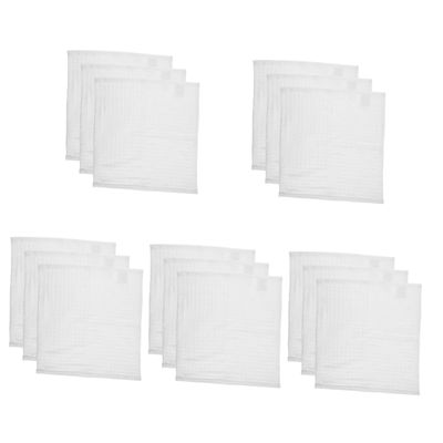 FOMIYES 15pcs Luxury Soft Cotton Washcloths Face Makeup Remover Cloths Absorbent for Daily Use