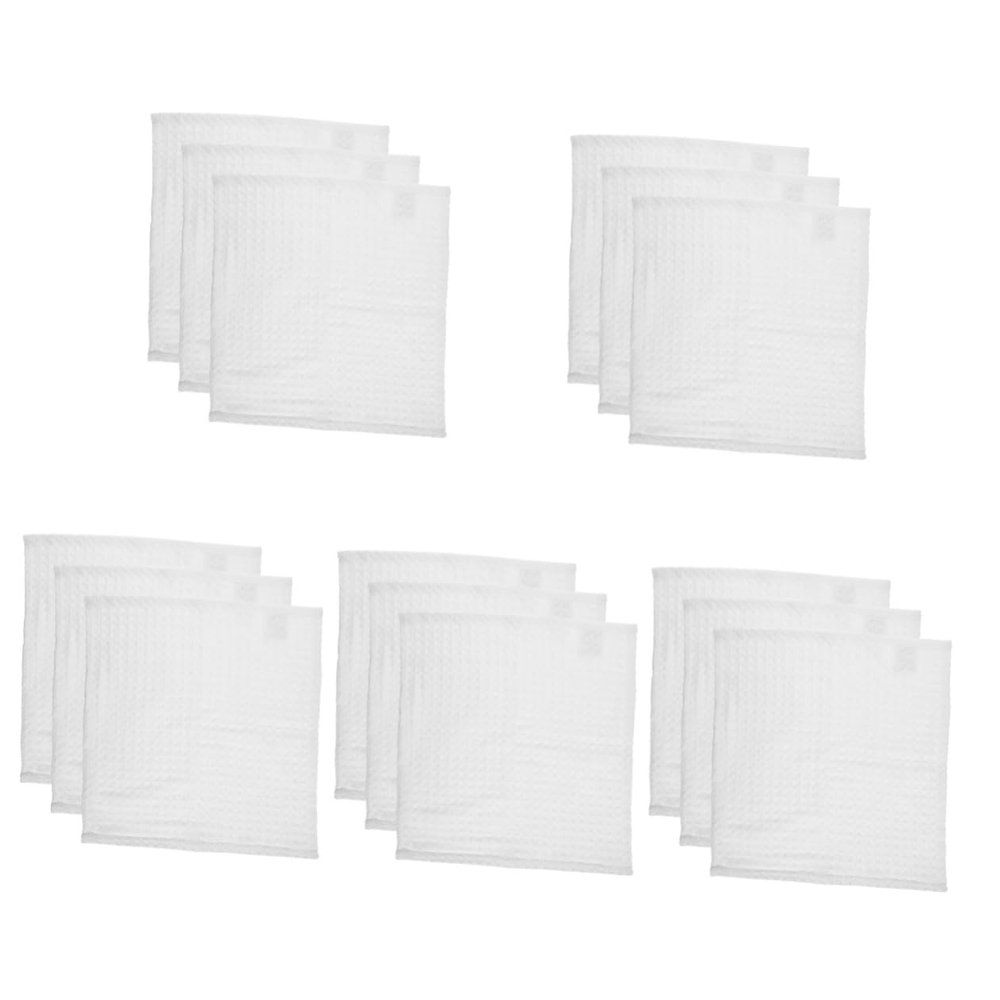 FOMIYES 15pcs Luxury Soft Cotton Washcloths Face Makeup Remover Cloths Absorbent for Daily Use