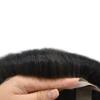 LYRICAL HAIR Toupee For Men Hair Replacement Systems French Lace Front Toupee Human Hair Piece Bleached Knots Natural Hairline Male Wig(6 * 9", 1B# Off Black-100% Light to Medium Density) view 3