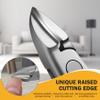 BEZOX Toe Nail Clippers for Thick Toenails for Seniors  Raised Cutting Edge Ingrown Toenail Clippers, Ergonomic Design Toenail Scissors for Thick Nails, Podiatrist Recommended - Red view 3