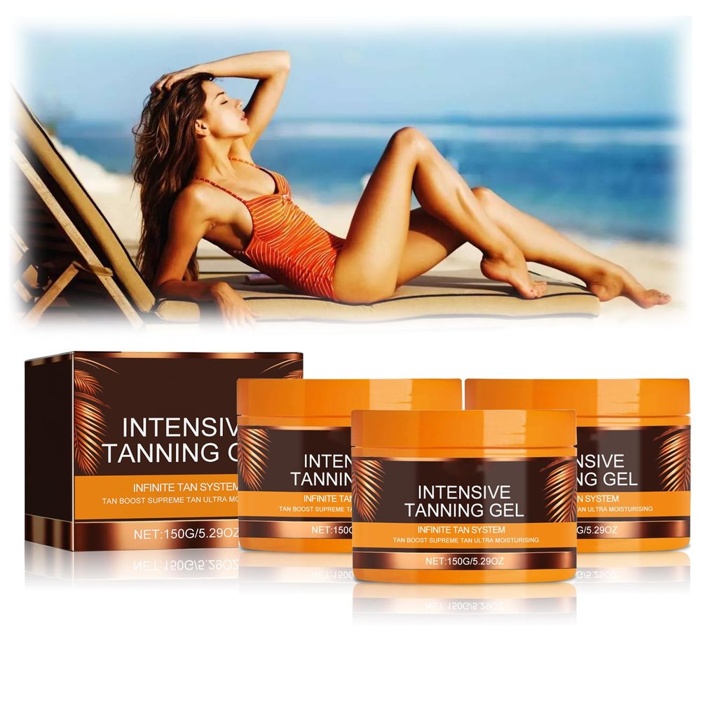 Celyne Tanning Gel, Celyn Tanning Cream, Carrot Tanning Gel, Natural Tanning Accelerator Cream Gel, Natural Carrot Tanning Intensifying Gel (3Pcs)