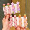 Asnewa Colorful Telephone Wire Hair Bands, Spiral Hair Ties Phone Cord, Hair Coils Phone Cord Hair Ties, Elastic Braided Telephone Cord Hair Accessories, Ponytail Holder Accessories (4PCS 02) view 3