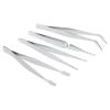 4 Pcs/set Stainless Steel Tweezers Set For Beauty Art Handmade view 1