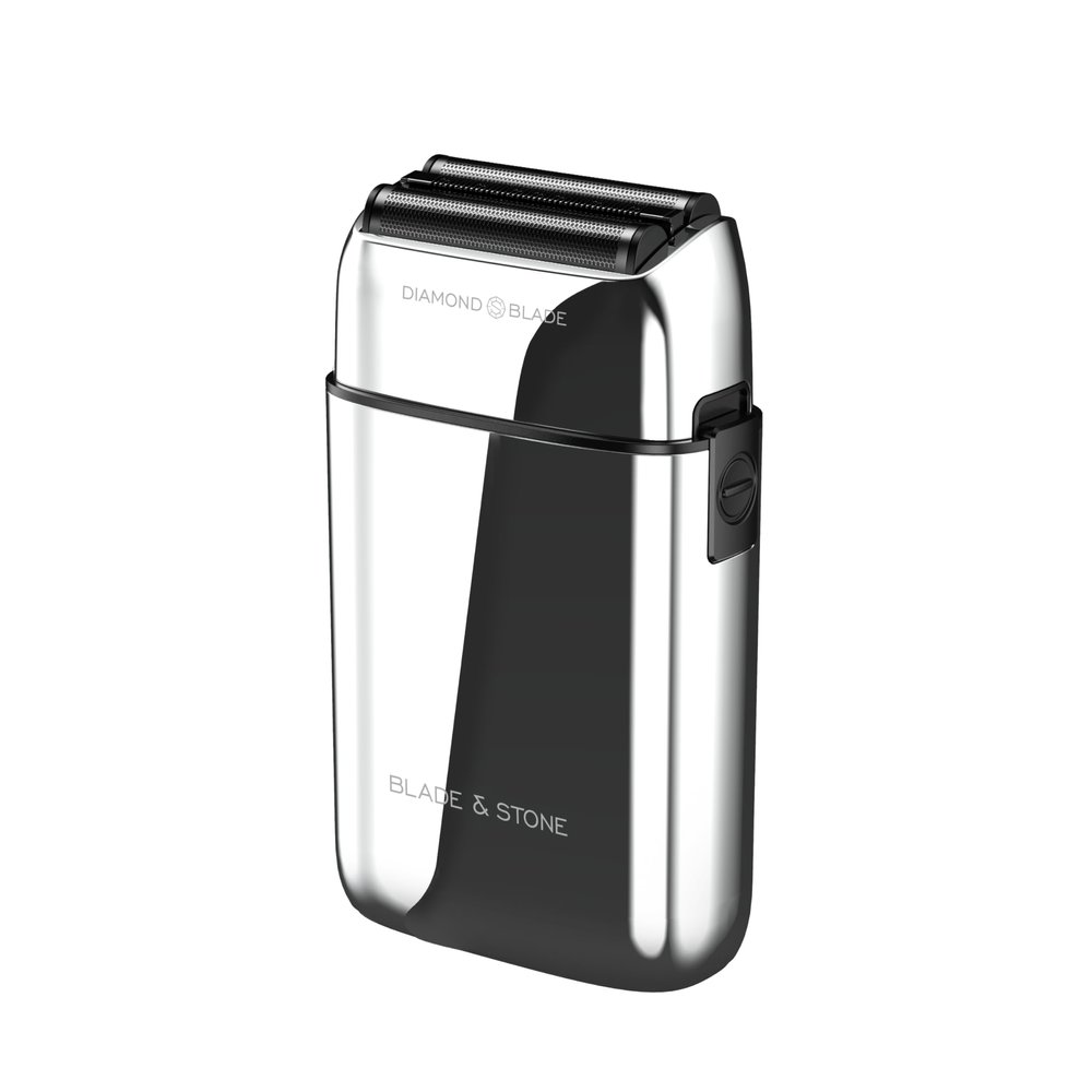Blade & Stone PS501 Foil Shaver for Men Dual Foil Cordless Shaver with Graphene-X Blades and 8000 RPM Digital Motor All-Metal, Rechargeable Wet and Dry Razor Aviator