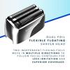 Blade & Stone PS501 Foil Shaver for Men  Dual Foil Cordless Shaver with Graphene-X Blades and 8000 RPM Digital Motor  All-Metal, Rechargeable Wet and Dry Razor  Aviator view 3