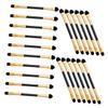minkissy 20pcs Dual-end Eye Shadow Brush for Women Soft Synthetic Hair Makeup Brushes for Precise Application and Blending Lightweight and Portable Eye Makeup Tools view 1