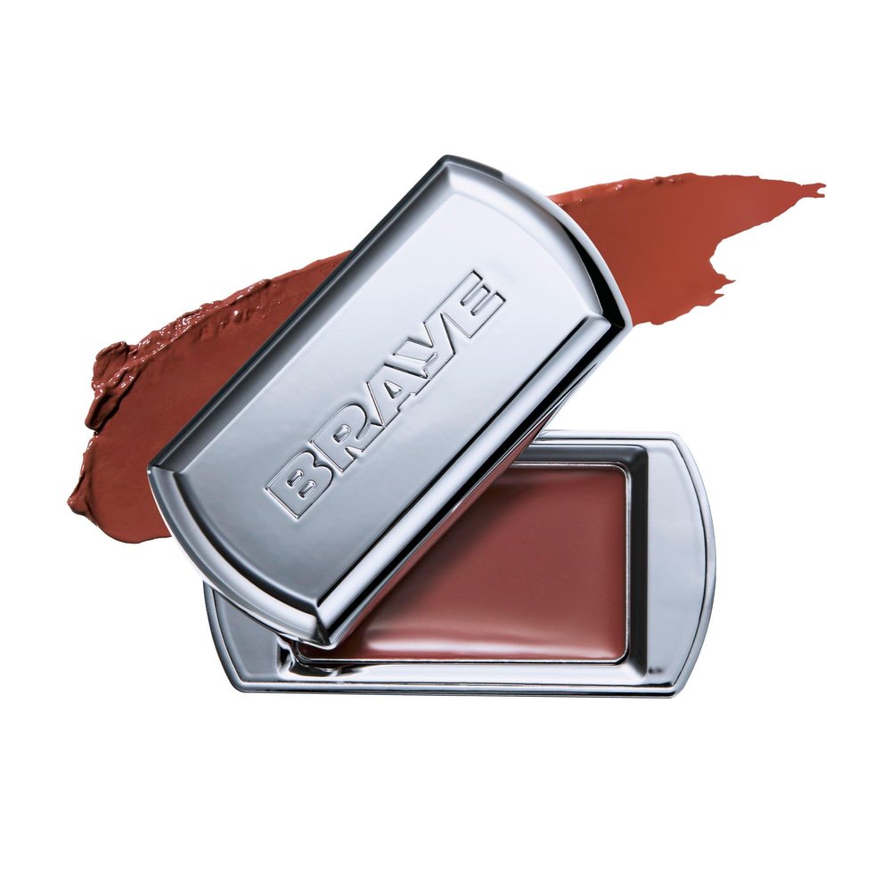 BRAYE LIPSLEEK | Blush for Cheeks & Lips, Korean Makeup Blush, Cool Lip and Cheek Balm, Vegan Cream, Lightweight w/Blendable & Buildable Makeup, Natural Look 07 BOLDNESS 0.08oz
