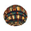 African Classic Weave Shower Cap For Women, Reusable Shower Cap, Waterproof Bath Cap For Women Long Hair view 1