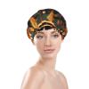 African Classic Weave Shower Cap For Women, Reusable Shower Cap, Waterproof Bath Cap For Women Long Hair view 3