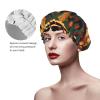African Classic Weave Shower Cap For Women, Reusable Shower Cap, Waterproof Bath Cap For Women Long Hair view 4